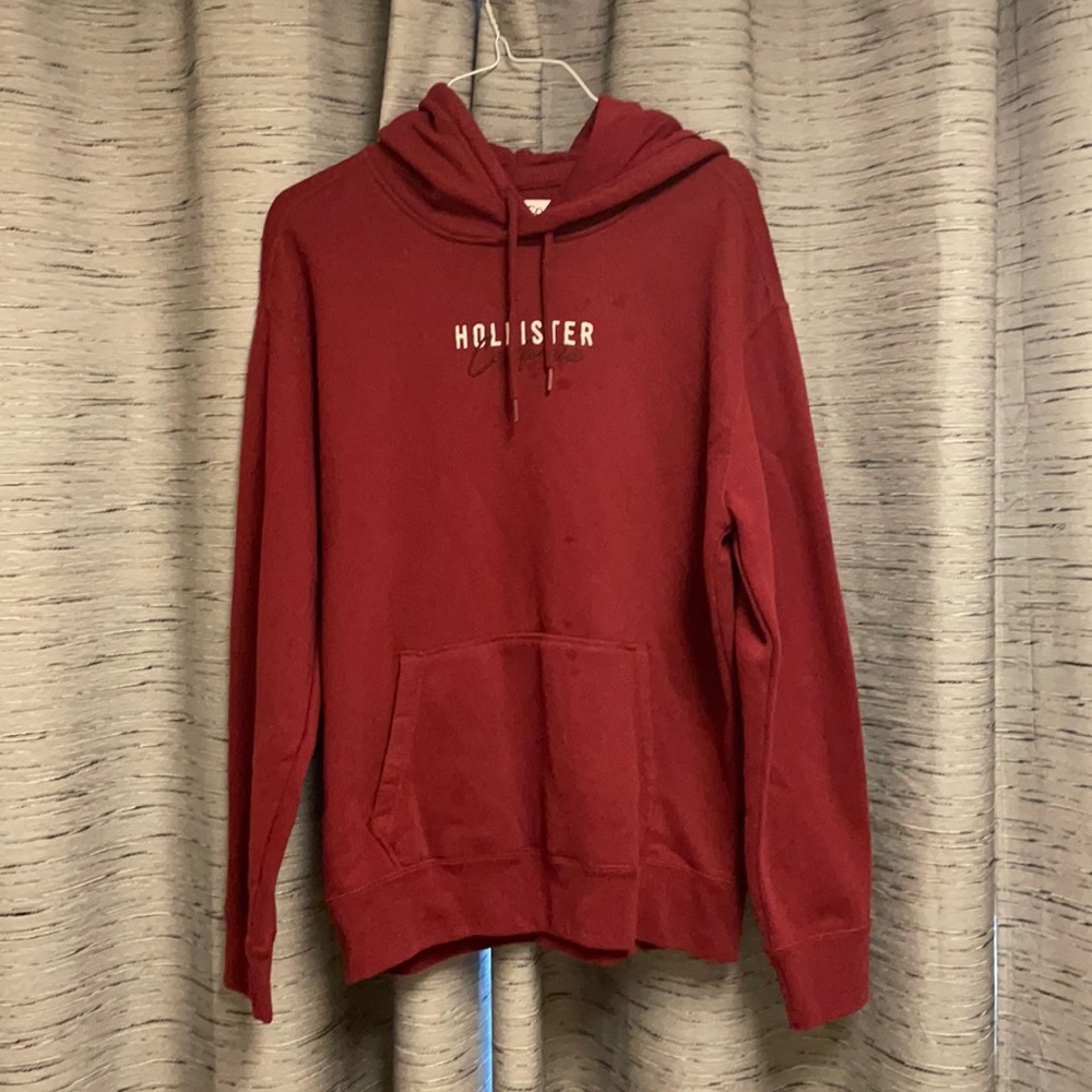 Men’s Hollister Red Hoodie